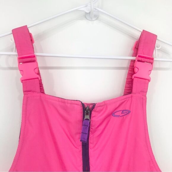 Champion Bright Pink Suspender Snow pants- New With Tags - Picture 4 of 15